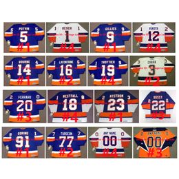 SL Vintage CCM DENIS POTVIN Islanders Hockey Jersey MIKE Y PIERRE TURGEON GLENN RESCH MICK VUKOTA PAT LAFONTAINE RAY FERRARO BOB NYSTROM JOHN