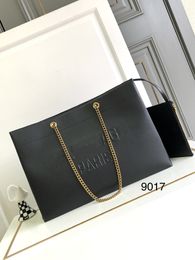 2023 Luxury Design women's shopping bag cowhide large bag with small purse 46*32*15cm
