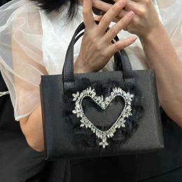 2023 New Live Broadcast New Bags Diamond Silk Love Fairy Bag Small Square Bag Handbag 231114