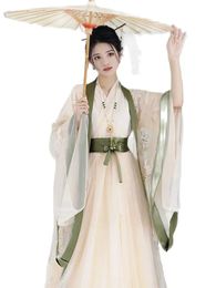Classical stage wear Elegant Hanfu Women Chinese pipa flute performance Dress Mujer ancient costume Cosplay Show