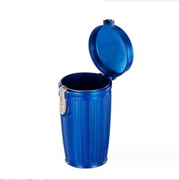 Colourful Trash Pocket Ashtray Round Cigarette Smoking Ash Tray Accessories 4 Colours Holder Case Tool For Home Office Car Use