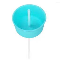 Cups Saucers Car Seat Snack Bowl 40oz Portable Silicone Holder For Tumbler Reusable Stadium With Straw And Lid