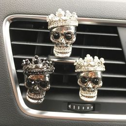 Car Air Freshener Cool Skull Car Decoration Flavoring In Car Aroma Diffuser Air Vent Perfume Clips Car Fragrances Smell Scent Car Accessories Auto 231113