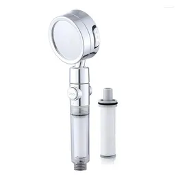 Bath Accessory Set Handheld Showerhead 3 Spray Modes Water Saving Shower Wand 360 Degree Rotation Adjustable Setting Rain High Flow