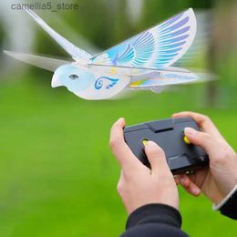 Electric/RC Animals RC Bird RC Aeroplane 2.4 GHz Remote Control E-Bird Flying Birds Electronic Mini RC Drone Toys Smart bionic animals Education Toys Q231114