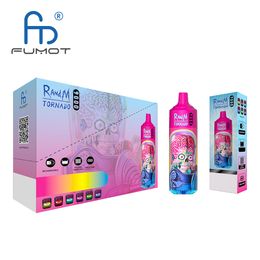 Fumot RandM Tornado 9000 53 Flavours Rechargeable with RGB light