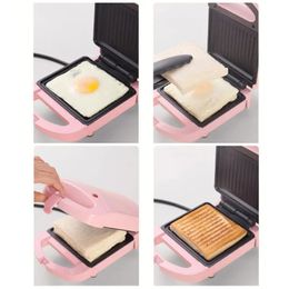 Other Kitchen Tools Portable Electric Dual Waffles Sand Maker Non Stick Multifunctional Toast Bread Breakfast Machine 220V 231113
