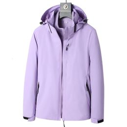 Other Sporting Goods Camping Hiking Jacket Women Autumn Sports Coats Climbing Trekking Windbreaker Travel Waterproof Purple Rosy 231114