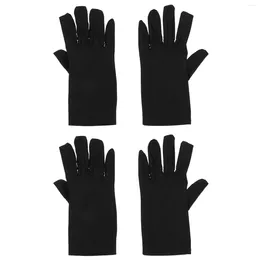 Cycling Gloves 2pairs Black For Jewellery Stores Practical Etiquette Performances