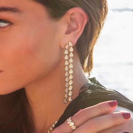 Dangle Earrings 2023 Earings Brand Vintage Woman Wedding Gift For Anniversary Luxury Jewelry Women Fashion Drops Water Eardrop