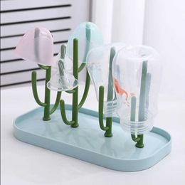 Cups Dishes Utensils Drying Rack for Baby Bottle Holder Bottle Cleaning Dryer Drainer Storage Removable Milk Bottle Cup Drying Rack Baby Accessories AA230413