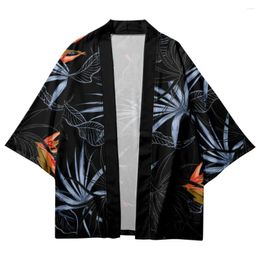 Men's Sleepwear Men Kimono Robe Cardigan Shirts Japanese Casual Loose Home Bathrobe Vintage Style Summer Male Yukata Jacket Outfits