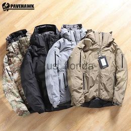 Men's Down Parkas Mens Snow Parkas Hooded Windproof Waterproof Brand Down Jacket High Quality Winter Parkas Puffer Thicken Outdoors Coats 2023 J231111