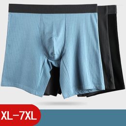 Underpants Long Boxers Men Underwear Cotton Breathable Leg Panties For Sexy Shorts Homme