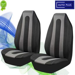 New Upgrade 2 Front Universal Seat Car Covers Breathable Mesh Fabric Sport Race Car Seat Covers Fit For Most Car SUV Truck Van