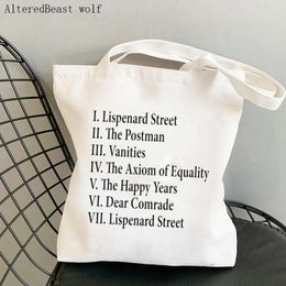 Shopping Bags A Little Life Hanya Yanagihara Printed Custom Tote Bag Women Harajuku Shopper Handbag Girl Shoulder Lady Canvas