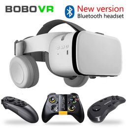 VR Glasses est Bobovr Z6 VR Glasses Wireless Bluetooth Headset Goggles Smartphone Remote Virtual Reality 3D Cardboard Box 4.7- 6.2 inch 231114