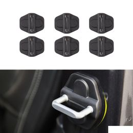 Other Interior Accessories Black Abs Lock Er Protection Cap Decoration Fit For Jeep Wrangler Jl Interior Accessories Drop Delivery Aut Dhsoa