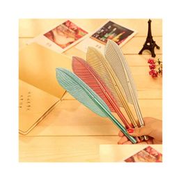 Ballpoint Pens Wholesale Beautif Feather Pens Ballpoint Pen Writing For School Supplies Stationery Items Cute Kawaii Drop Delivery Off Dh48K