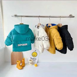 Down Coat Children down jacket boy warm coat brief paragraph clothes baby child in winter thickening of the girls J231115