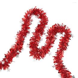 Decorative Flowers Tinsel Twist Garland Useful Gorgeous Thickened Luxury Xmas Tree Ribbon For Festival