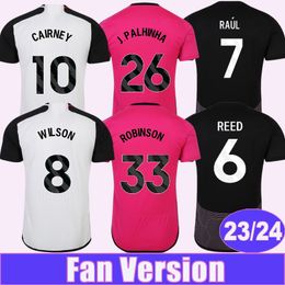 23 24 MITROVIC CAIRNEY Mens Soccer Jerseys ANDREAS WILSON LUKIC DECORDOVA-REID Home White Away 3rd Football Shirt Short Sleeve Adult Uniforms