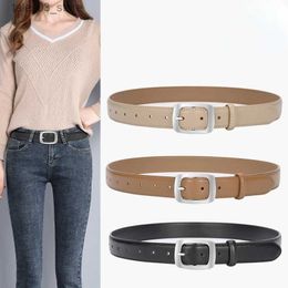 Belts Women cowhide belt dress shirt with suit and jeans with women's casual belt womens luxury designer clothes leather belt Q231115