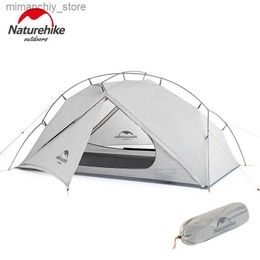 Tents and Shelters Naturehike VIK Outdoor Camping 1P/2P Ultralight Tent Portab Travelling Hiking 15D Nylon Waterproof Tent Q231117