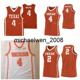 Mich28 NCAA College Texas Longhorns Basketball Jersey 0 Gerald Liddell 5 Royce Hamm Jr 10 Jaxson Hayes 12 Kerwin Roach 35 Durant Custom Stitched