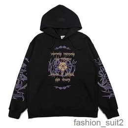 Vetements Hoodie Men's Hoodies Sweatshirts Heavy Fabric Foam Printing Men Women jacket High Quality Oversize Hooded Vet Pullover cp ch hoodie stones island 9 P14B