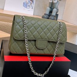 French Brand Luxury Women Designer Crossbody Bag Famous Double Letter Expensive Lady Flap Shoulder Bags High Quality Luxurious Genuine Leather Ladies Handbag