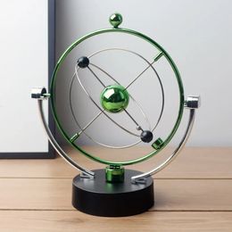 Decorative Objects Figurines Tonne Pendulum Ball Balance Rotating Perpetual Motion Physical Science Toy Physics Tumbler Craft Home Decoration 231115