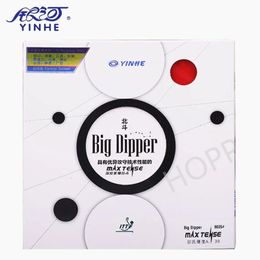 Table Tennis Sets YINHE BIG DIPPER Sticky Forehand Offensive Rubber Pipsin GALAXY Original Ping Pong Sponge 231114