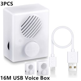 Christmas Gift 16M USB Playing Box Bebe Dolls Push Sound Box for Stuffed Animals with Playback Voice Box for Teddy Bear Stuffed Animals Gifts