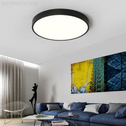 Ceiling Lights LED Light Nordic Simple Modern Round 23-60CM Remote Dimmable Colour Bedroom Living Room