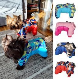 Dog Apparel Winter Pet Puppy Clothes Waterproof Reflective Clothing For Dogs Thicken Warm Small Coat Chihuahua Yorkie Pets 231114