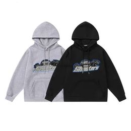 2023 Designer-Kleidung Herren-Sweatshirts Hoodie Trapstar bestickte Tiger-Kapuzenjacke mit Plüschisolierung für Herren Damen Sport Freizeitmode