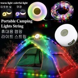 Camping Lantern Portable Camping Lights String Outdoor String Lights Camping Lanterns Tent String Lamp Wedding Christmas Party Garden Room Decor Q231116