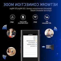 Freeshipping Portable Photo Translators Smart Voice Translator 31 Inch IPS 4G WIFI 117 Languages Translation AI For Business Travel Eqnln