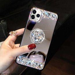 case Mobile phone is a mirror diamond case for iPhone 11 Pro Max Xs Max XR 8/7 Plus 6 / 6S Plus mobile phone case