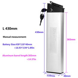 DCH 006 Battery 48v 10.4ah 12.8ah 14ah E Bike Batteria Zpao Samebike Shengmilo Mx01 Mx21 Mx80 Lo26 500w 750w 1000w Motor