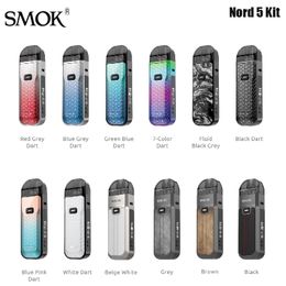 SMOK Nord 5 Pod System Kit 2000mAh 80W Output with 5ml NORD5 Pod fit RPM 3 Mesh Coil Side Filling Tank E-cigarette Authentic