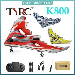 Aircraft Modle TYRC K800 24G RC Glider Hand Throwing Foam Electric Professional Airplane Fixed Wing Remote Control Outdoor Plane 2023 231114