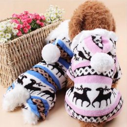 Dog Apparel Soft Warm Pet Jumpsuits Clothing for Dogs Pyjamas Fleece Clothes Coat Jacket Chihuahua Yorkshire Ropa Perro 231114
