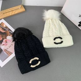 Women Men Brand Beanie Fashion Designer Hats Winter Thermal Twists Skiing Knitted Caps Bonnet Plaid Skull Hats Luxury Warm Cap