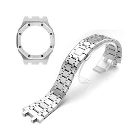 Watch Bands Stainless Steel Metal Replacement Kit Watch Band Case for GA2100 Strap Bezel Compatible with GA-2100/GA-2110/GA-B2100 231115