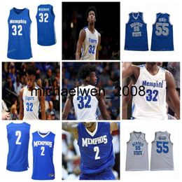 Mich28 Memps Tigers College Basketball Jersey 23 Malcolm Dandridge 23 Rose 25 Hardaway 30 Evin Olds Men Women Youth Custom Stitched