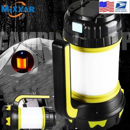 Camping Lantern Z30 8000 Lumen 100W Long UseUSB Rechargeable LED Torch Camping Lantern Water Resistant Outdoor Search Flashlight for Fish Hunt Q231116