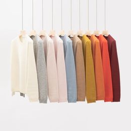 Women's Sweaters Women Soft O-Neck Solid Color Sweater Office Lady All-Match Multicolor Versatile Female Casual Knitwear Tops Autumn Winter 231115