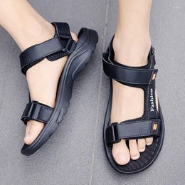 Sandals Man Most Sneaker Comfortable Souliers Chunky Bity Flip Flops Summer Height Increasing Leather Shoes Sapato Tennis 2024 754 785